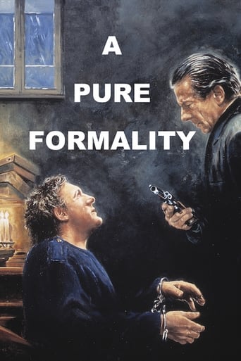 دانلود فیلم A Pure Formality 1994 (تشریفات ساده) دوبله فارسی بدون سانسور